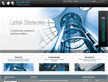 Tablet Screenshot of lanteksteelworks.com